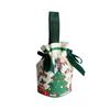 3 pcs Cloth Santa Claus Handbag Funny Fruit Packaging Box Christmas Candy Gift Bags  Party Favors