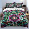 Mandala Art Decorative Set Soft Comfortable Duvet Cover Bedding Set Included 1*Duvet Cover & 2*Pillowcases, Gift