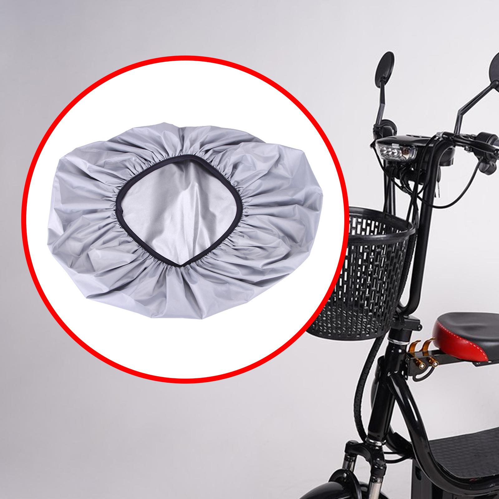 

Bicycle Basket Waterproof Cover Protection Bike Basket Rain Cover for Outdoor Mountain Road Bike Riding Tricycles Electric Bike 50cmx42cm