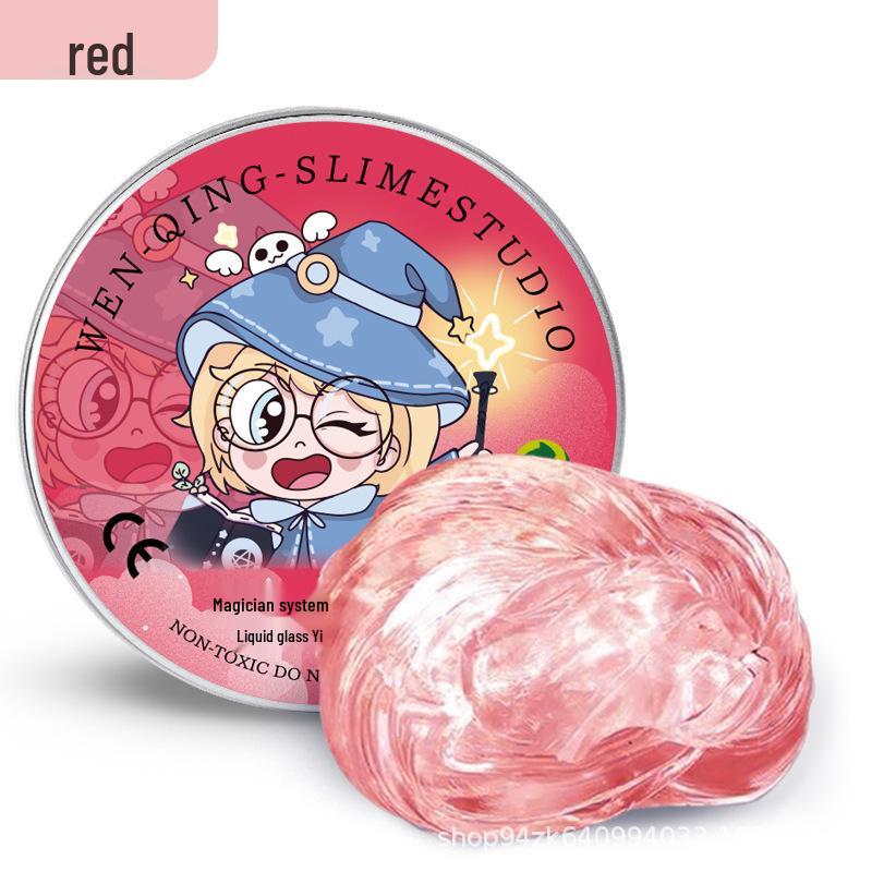 

Игрушка Жидкий Стеклянный Пластилин, меняющая цвет - Неньютоновская, Снятие стресса, Прыгающая глина