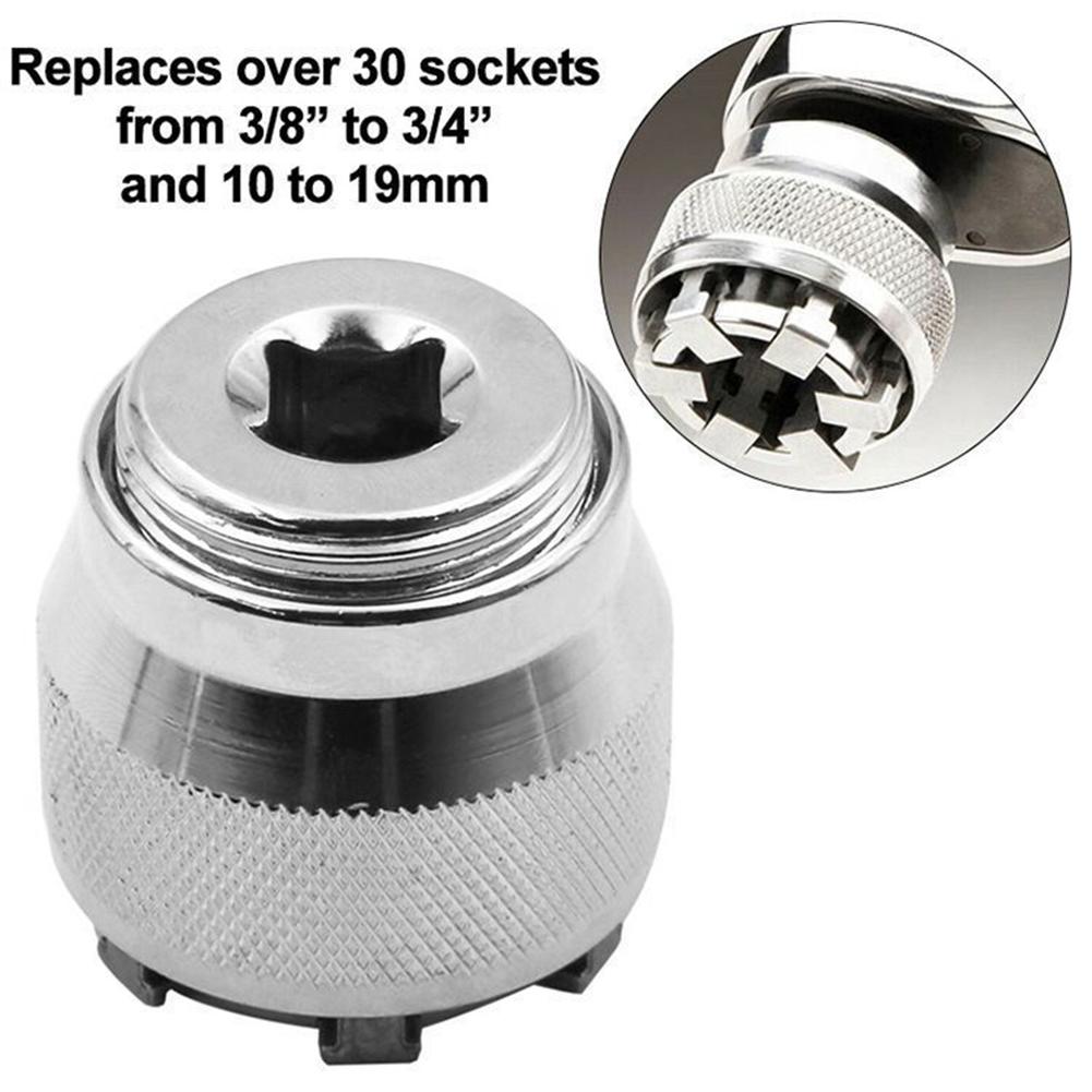 Steel Universal Hexagon Wrench Socket Sleeve Heads for Ratchet Wrench Spanner