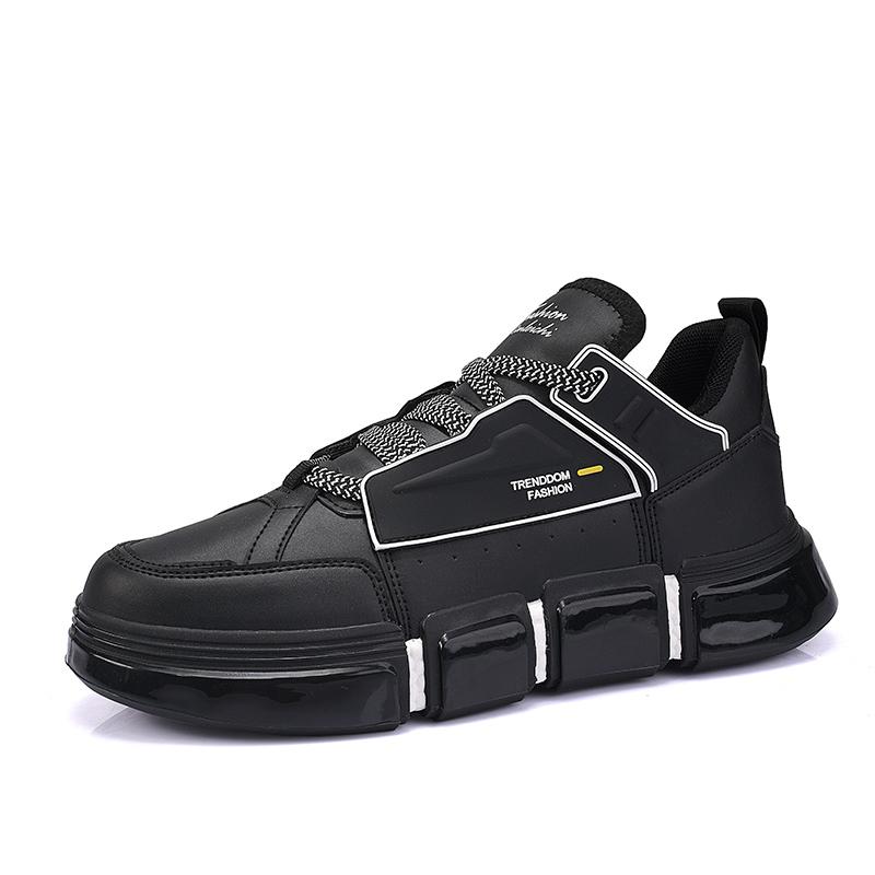 Original Orange Platform Sneakers Men Hot Trendy Leather Men's Leather Sneakers Casual Street Designer Skateboard Shoes For Men