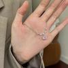 Sugar Square Diamond Necklace for Girls, Light Luxury Niche Design, High-end Pendant for Mother Gift, Valentine's Day for Girlfriend