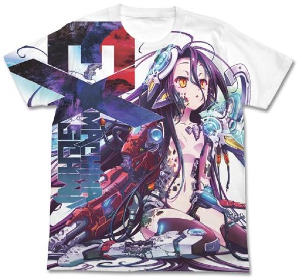 

Футболка No Game No Life Zero Shuvi Full Graphic, белая, размер L