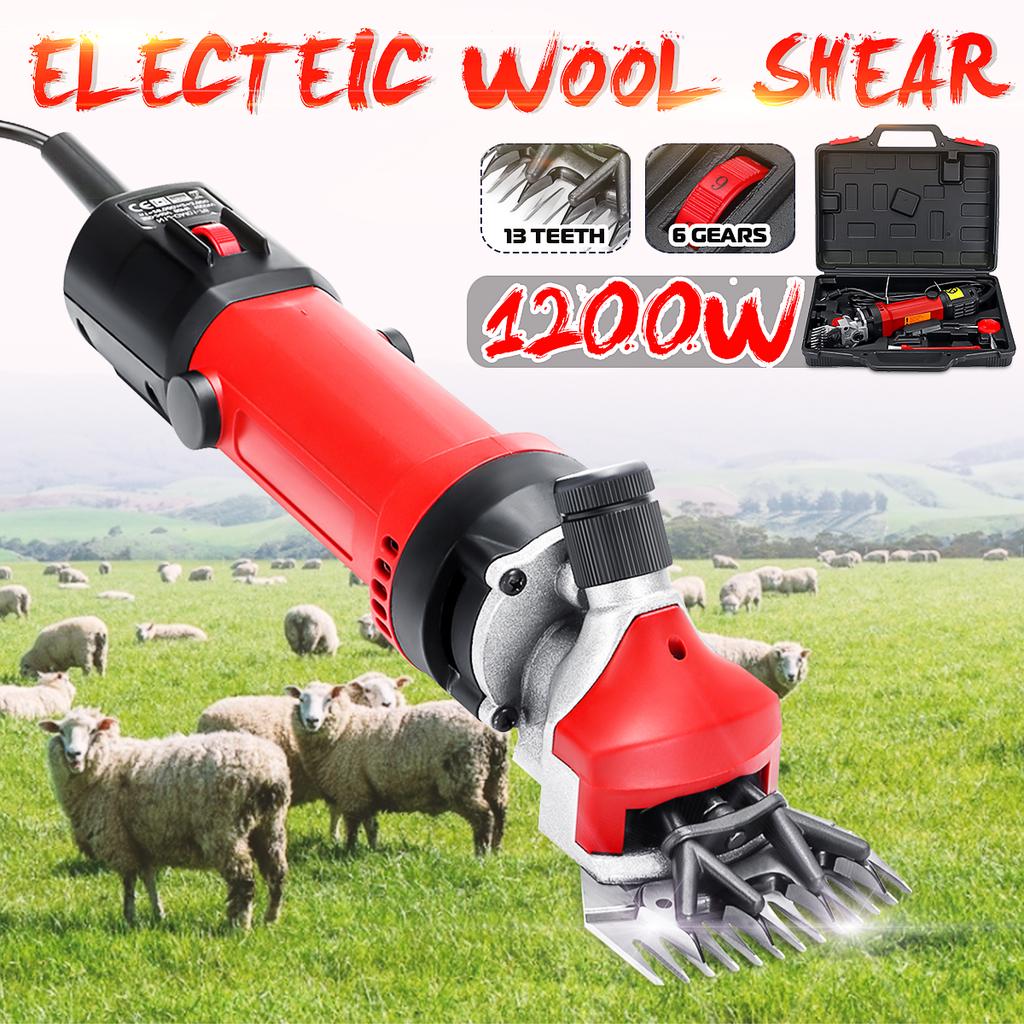 Buy 1200W 2800 Rpm 13 Teeth Electric Sheep Goats Shearing Wool Scissors