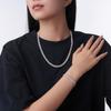 6mm S925 Sterling Silver Iced Out Cuban Link Bracelet Full Paved Moissanite HipHop Fine Jewelry 2.7-3.3 CTW