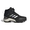 (PS) adidas Terrex Winter Mid Boa Hiking Shoes 'Core Black Silver Metallic' Kids' FU7272