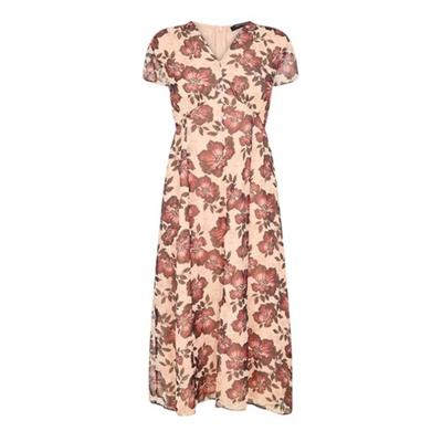 French Connection Womens/Ladies Elyse V Neck Flutter Midi Dress