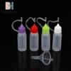 1 Set Clear Plastic Needle Tip Squeeze Bottles Stainless Steel With Leak Proof Lids Multi Sizes Perfect For Crafts Glue Storage
