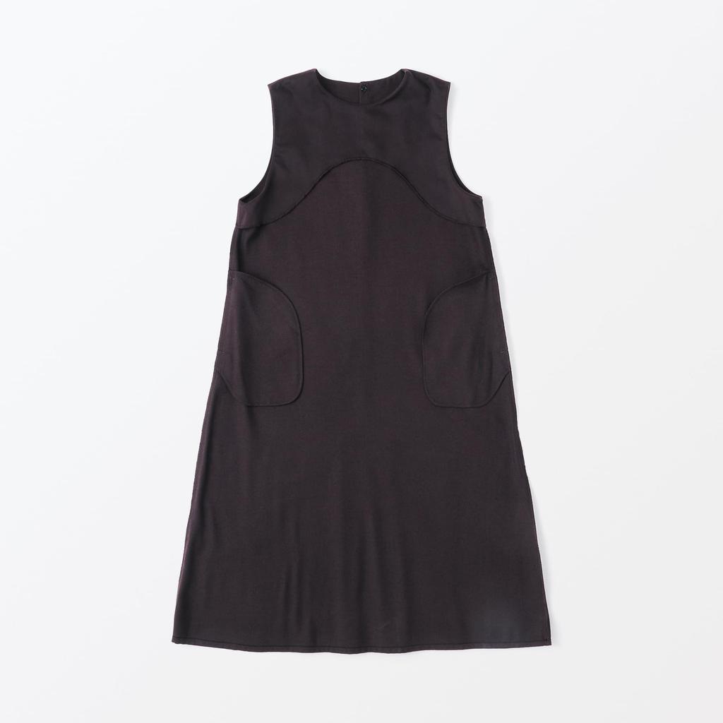 MUJI Women's Brushed Jumper Skirt, BC2K0A4A, Bordeaux, Size XS