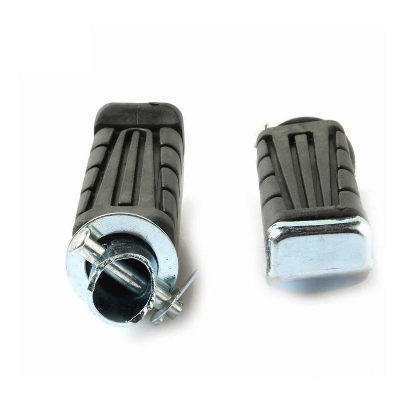 Motorcycle Rear Footpeg Pad Yamaha YBR125 JYM125 Tianjian 125 Black Rubber Step