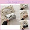Stylish Black White Khaki And Silver Pu Crossbody Bag Perfect For Trendy Casual Looks