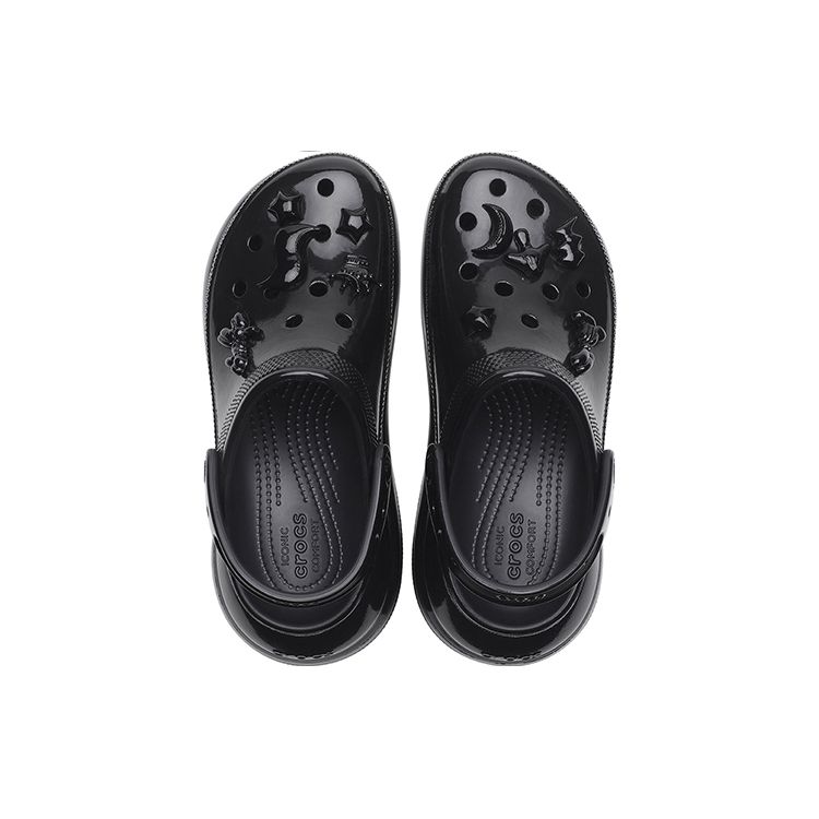 Crocs EVA Classic Bright Puff Clogs Women Footwear Black 209285-001