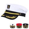 Gorra Azul Unisex con Bordado de Garfio de Pirata Sombreros de Marinero Primavera Otoño Boinas para Mujer Gorras Planas para Hombre Gorras Militares de Capitán