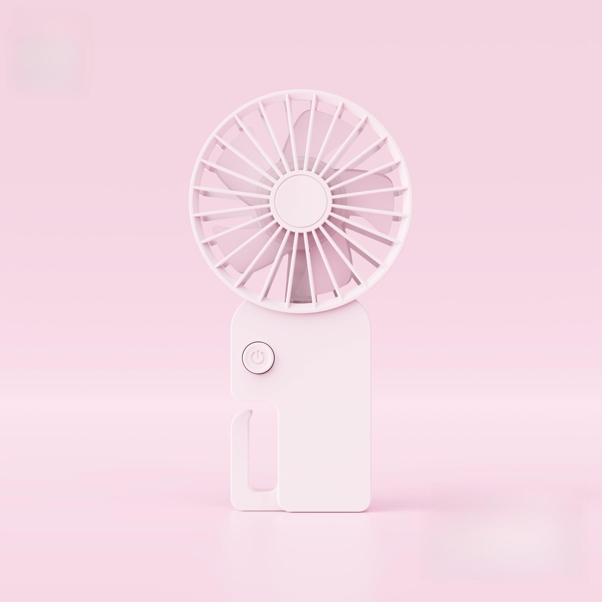 Small Fan Student Handheld Mini Fan Portable USB Charging Dormitory Desktop Small Fan