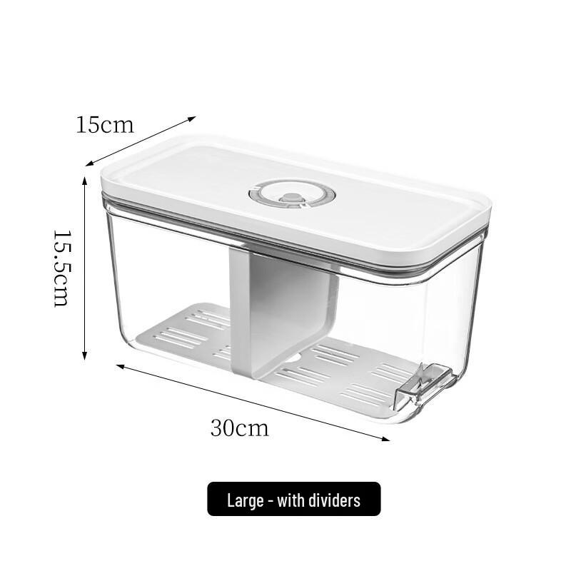 ZISIZ Vacuum Refrigerator Food Storage Box