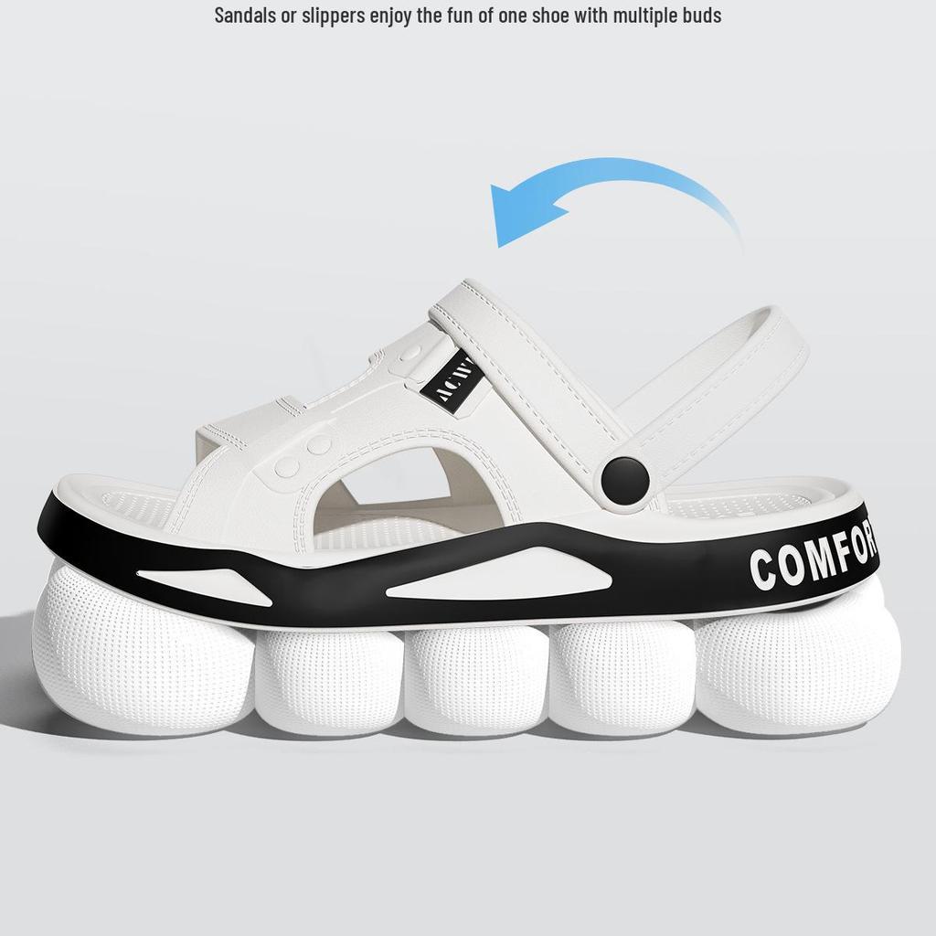 Lidani Men's 2025 Non-Slip EVA Driving Slippers: Large Size Outdoor Summer Sandals