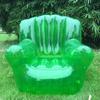 Transparenter aufblasbarer PVC-Sofastuhl Robuste Ausführung Ergonomisches Design Luftsofa zur Entspannung Außenbereich Garten Poolseite