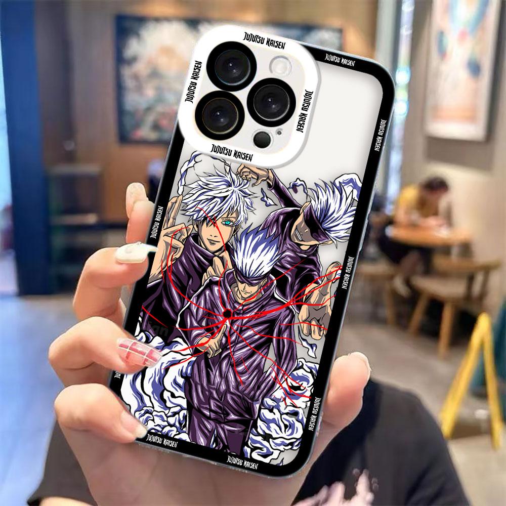 

J-Jujutsu k-Kaisen Gojo Satoru Clear Phone Case For Infinix HOT ZERO 60 50 40I 40 30 30I 20I 20S 12 11S TECNO SPARK 10 20 Cover TECNO SPARKGO2025