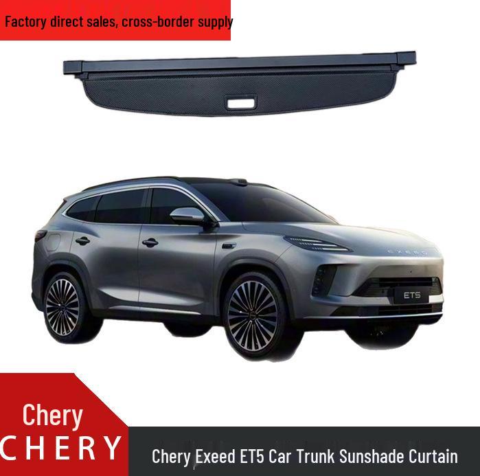 CHERY Exeed ET5 Car Trunk Sunshade Canvas Black
