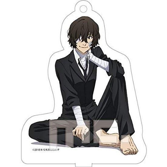Marimocraft Bungou Stray Dogs DEAD APPLE Acrylic Stand Key Holder Osamu Dazai (Black Era)
