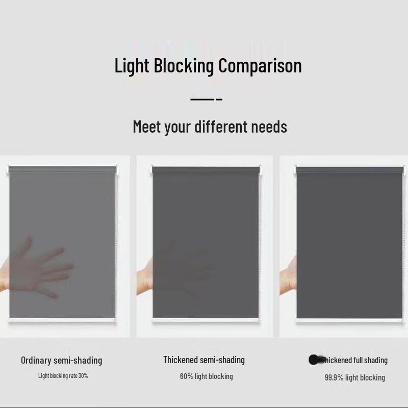 ZKAYKEYS Thickened Sunshade Roller Blinds