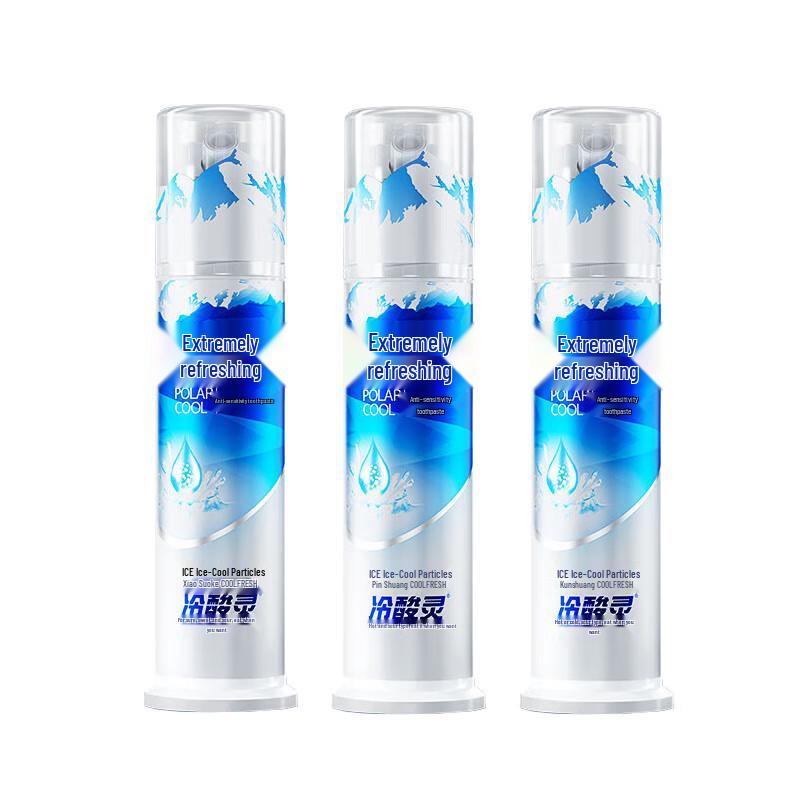 

Cold Sensitive Ling Arctic Cool Mint Press Pump Toothpaste (3-Pack)