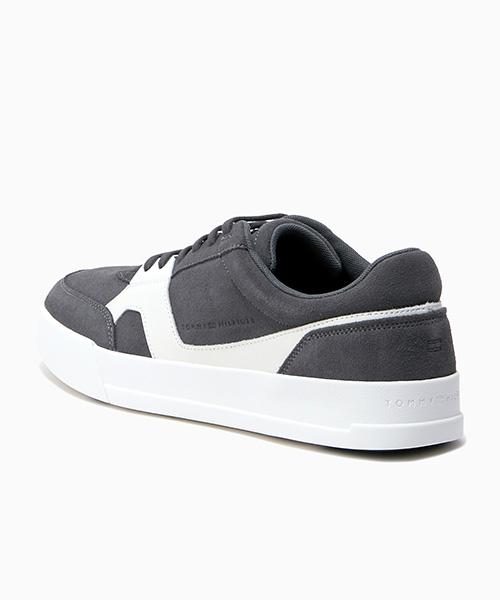 Tommy Hilfiger Craft Court Leather Sneakers - Grey (T52F7Ars130Mt1Pty)