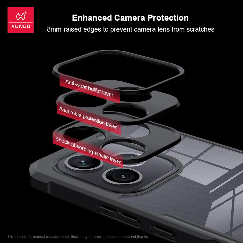For Honor 600 Lite Case XUNDD Luxury Casing Transparent Back Cover Airbag Shockproof Bumper Protective Cases