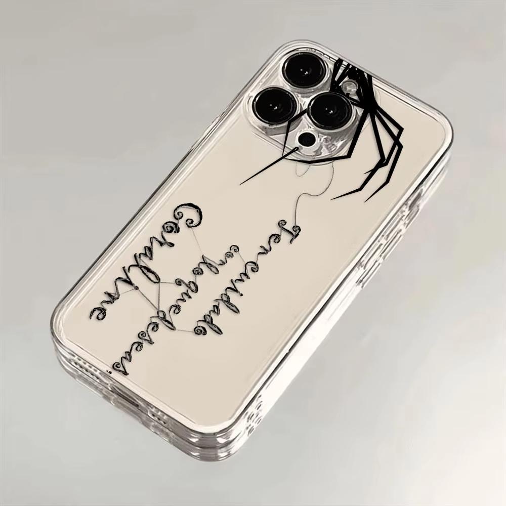 Coraline Phone Case For iPhone 17 Air 16 e 15 14 13 12 11 Pro Max Plus Mini SE 2020 2022 Soft Transparent Case
