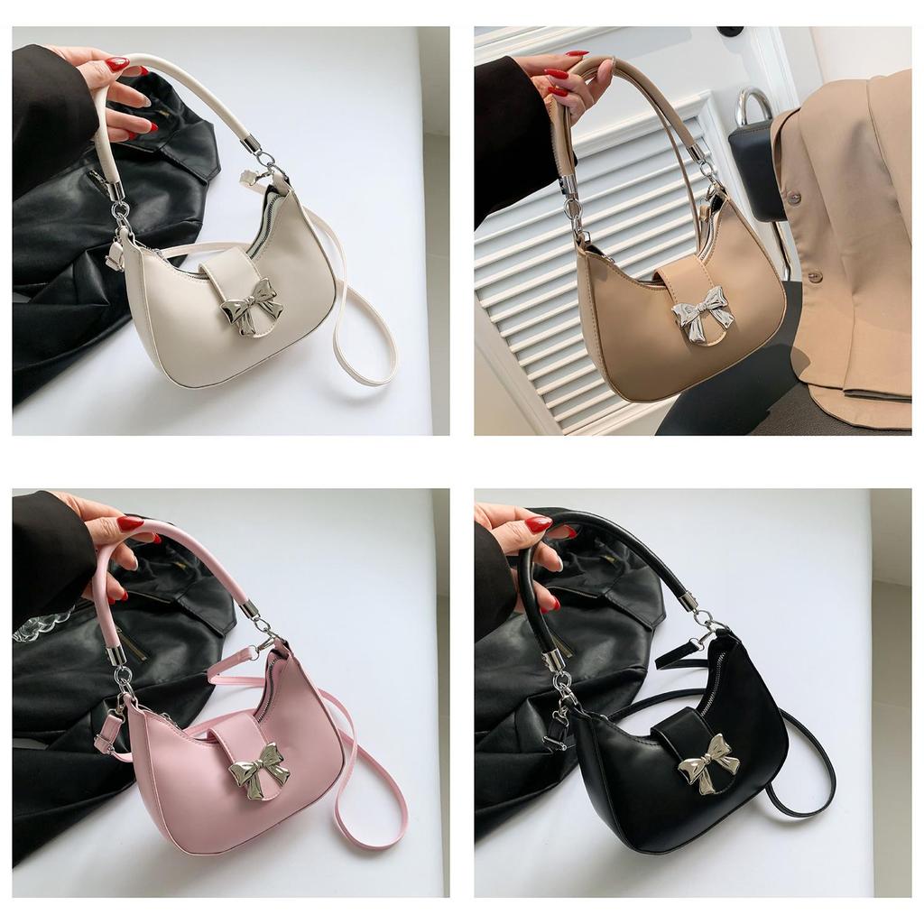 Sac selle en cuir PU avec surpiqûres et fermeture éclair pour un usage quotidien