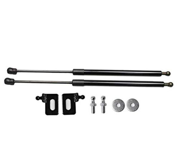 KUNSYOUKIM Bonnet Hood Damper Set for Subaru Impreza Series Generation Vehicle Modification Inspection Set (Normal Black) GD/GG (2nd Sedan/Sport