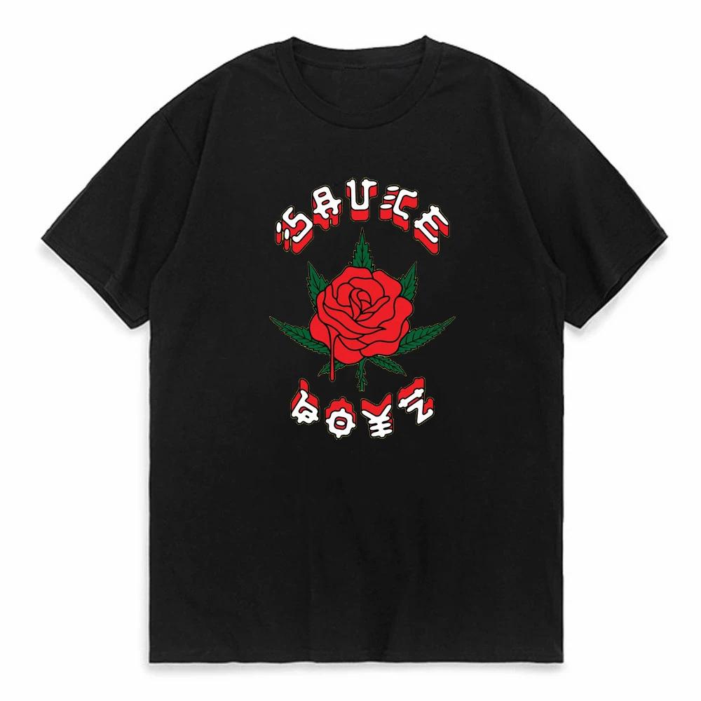 Eladio Carrion Sauce Boyz Monarca Aesthetic Unisexga TShirts Fashion 100 Cotton Soft Anime TeeShirt Cute Comic Unisexunisex T Shirt S