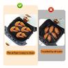 2Pcs Air Frying Machine Liners Silicone Liners Reusable Basket Liners Replacement for NA229 220 Basket Kitchen Accessories