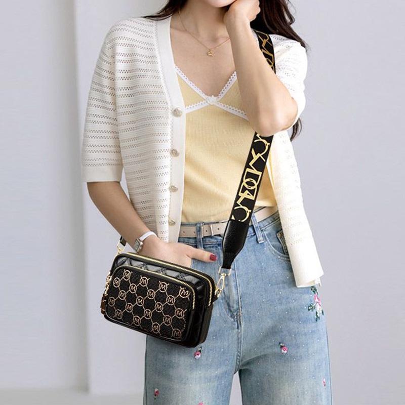 Modetrend Damen Schultertaschen Luxus Berühmte Mädchen Umhängetasche Hochwertige Weiche Kunstleder Damen Handtasche