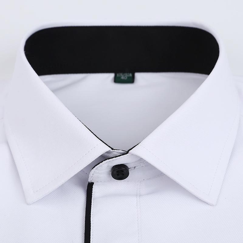 Men 'S Short -Sleeved Shirt Summer Men 'S Stand -Up Collar Business Shirt