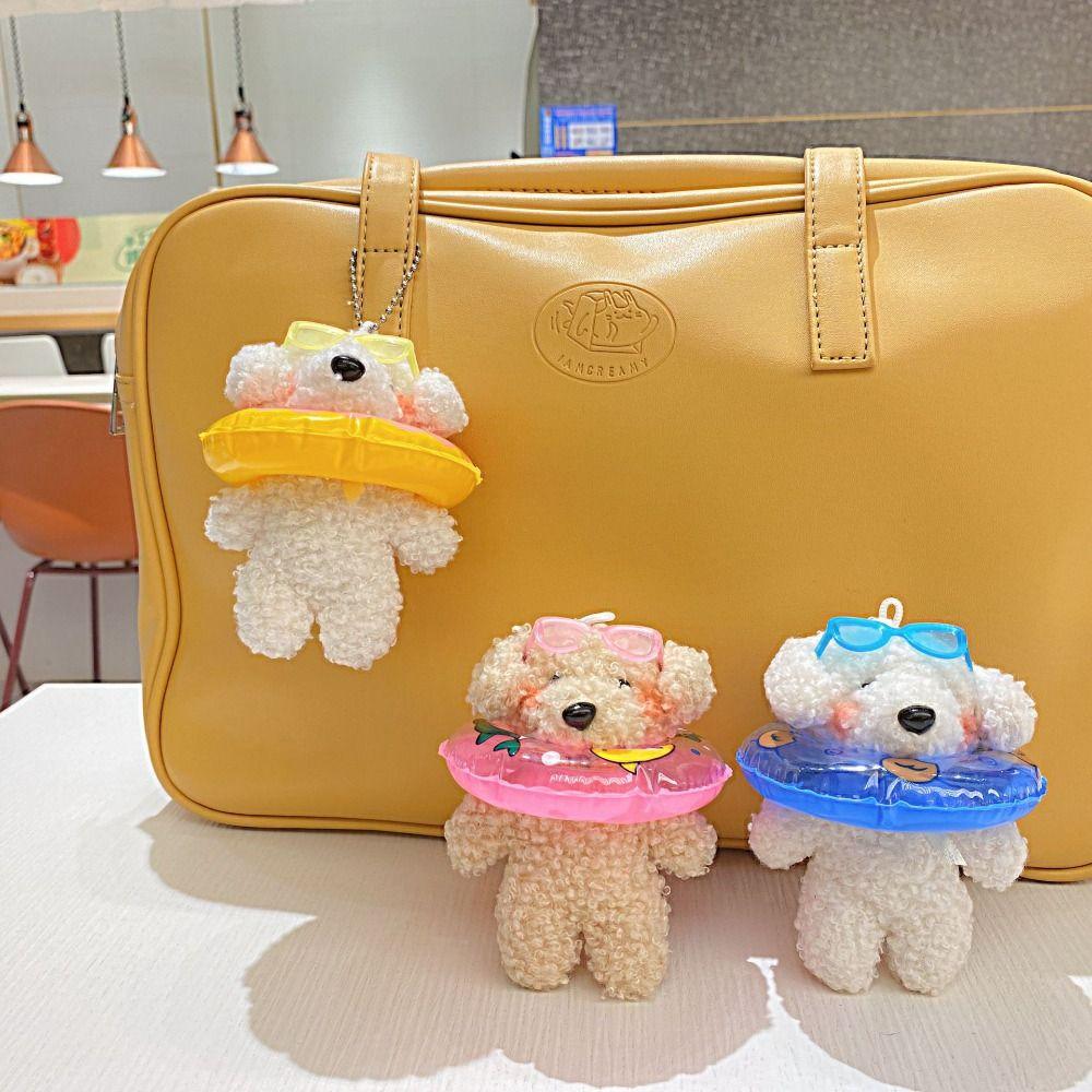 

Солнцезащитные очки плюшевая собака брелок мягкая игрушка собака кулон щенок мягкие брелоки сумка украшение синий