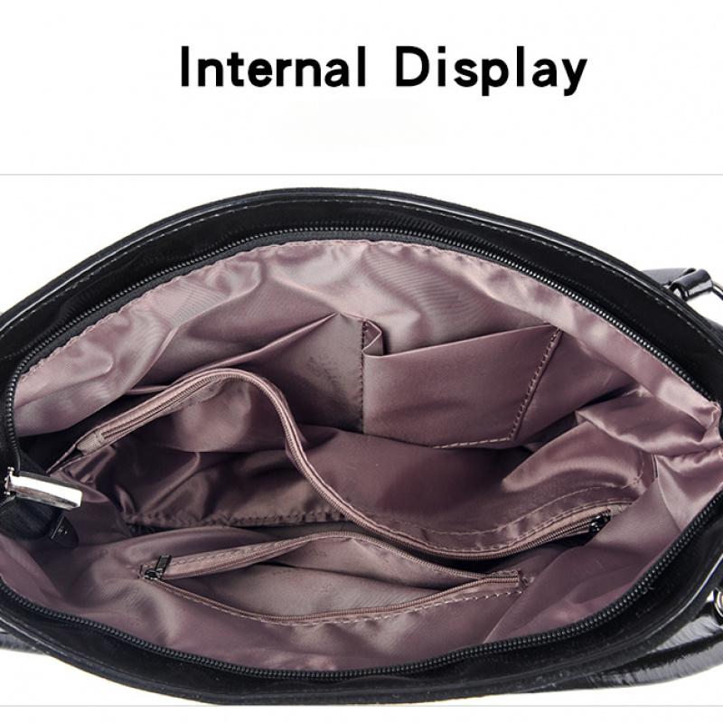 Zipper Solid Color High Capacity PU Leather Shoulder Bag 2026 Spring Hot Sale Crossbody Bags For Women Simple Fashion Tote Bolsas Femininas Handbag