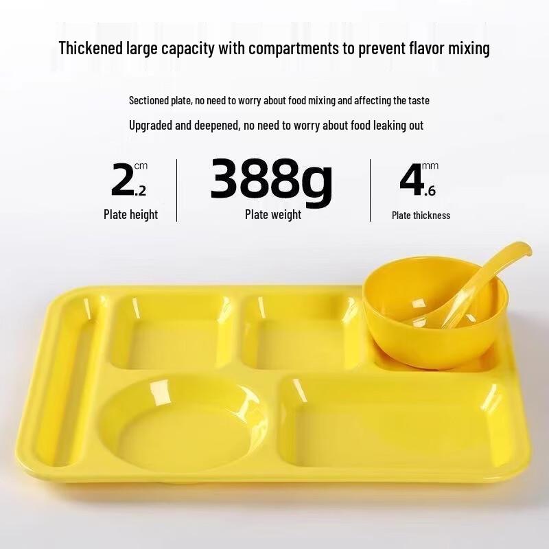 Melamine Divided Cafeteria Tray