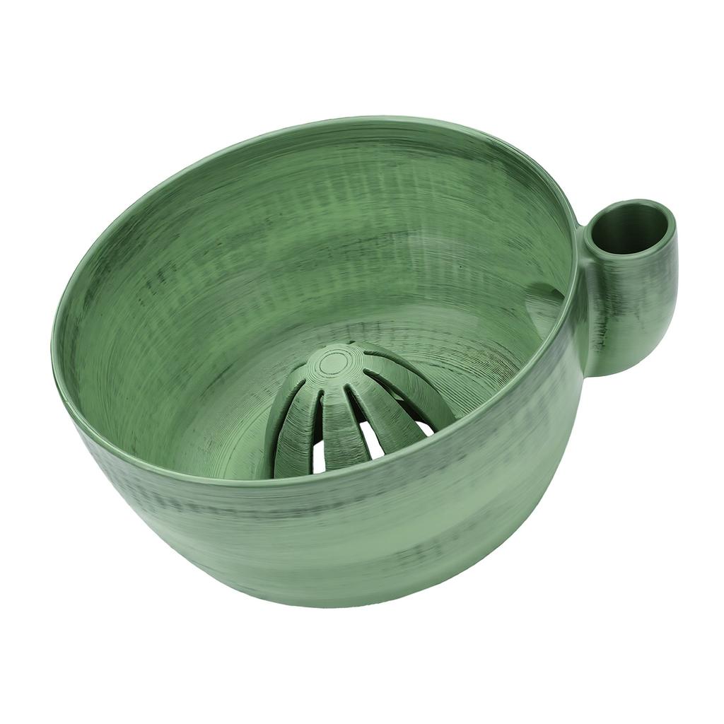 Berry Washing Bowl Matcha Green PLA Self Rinsing Swirling Fruit Washer Cleaner Bowl for Kitchen