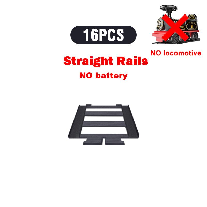 Kids Train Riding Toy Ailway Classical Electric Model Can Carry A Small Train Rail Car Children's Baby Walker Stroller Toys Boys