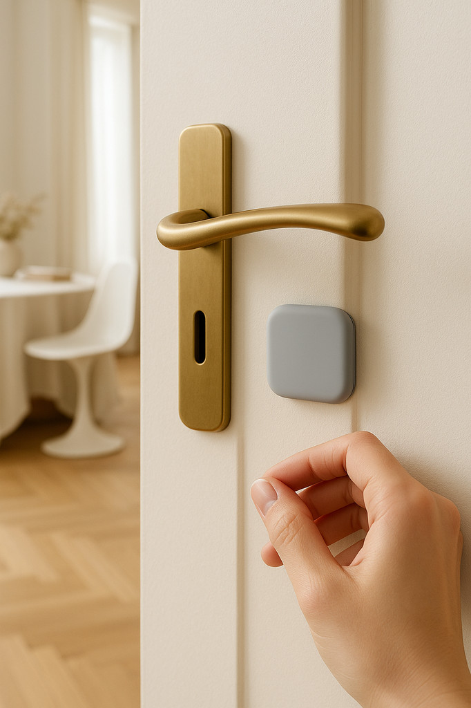 Türstopper, Silikon-Griff-Stoßstangen, selbstklebend, stumm, stoßfest, Porte-Pad, Heimwerker-Wandschutz-Pad