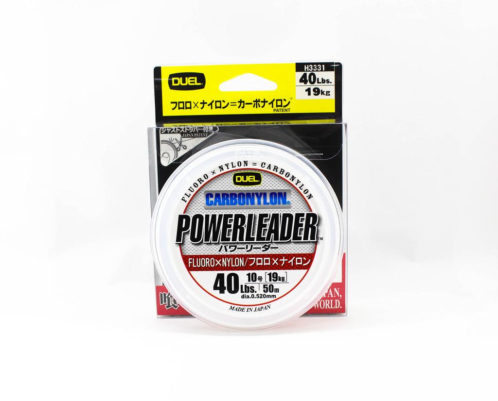 Yo Zuri Duel Powerleader Fluorocarbon Nylon Blend 50m 40lb 0.52mm H3331