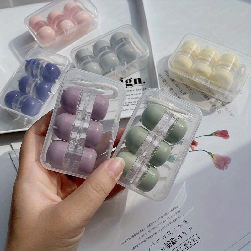 3Pair/Box Contact Lens Case Container Eye Contacts Women Travel Contact Lenses Case Leakproof Kit Holder Soak Box Easy Carry New