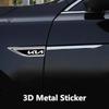 2026 Hot Car Sticker Metal Alloy Car Door Fender Blade Decal Badge Car Body Protective Sticker Decal For KIA RIO 2 3 4 5 Xline x