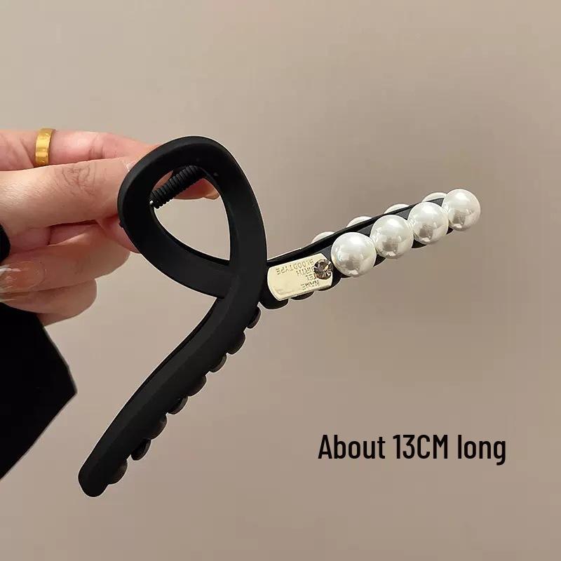 Großer französischer Retro-Klammer-Haarclip für elegante Damenfrisuren.