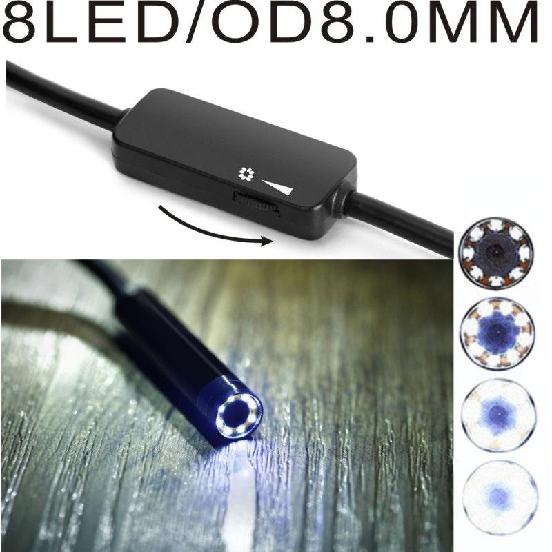 1200P Ultra Clear 2m WiFi Mobile & Apple Compatible Endoscope