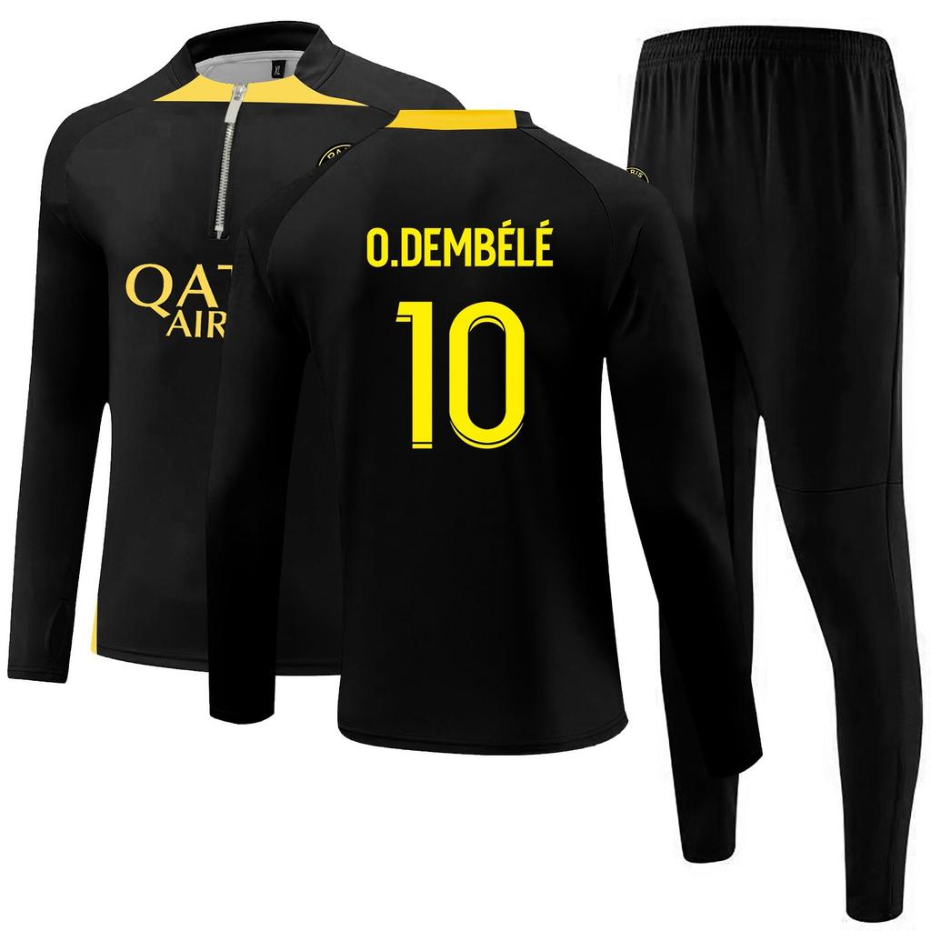 Fußball Trainingsanzug Fußballverein Herren Langarm Sportbekleidung Atmungsaktiv Sporttraining Fitness