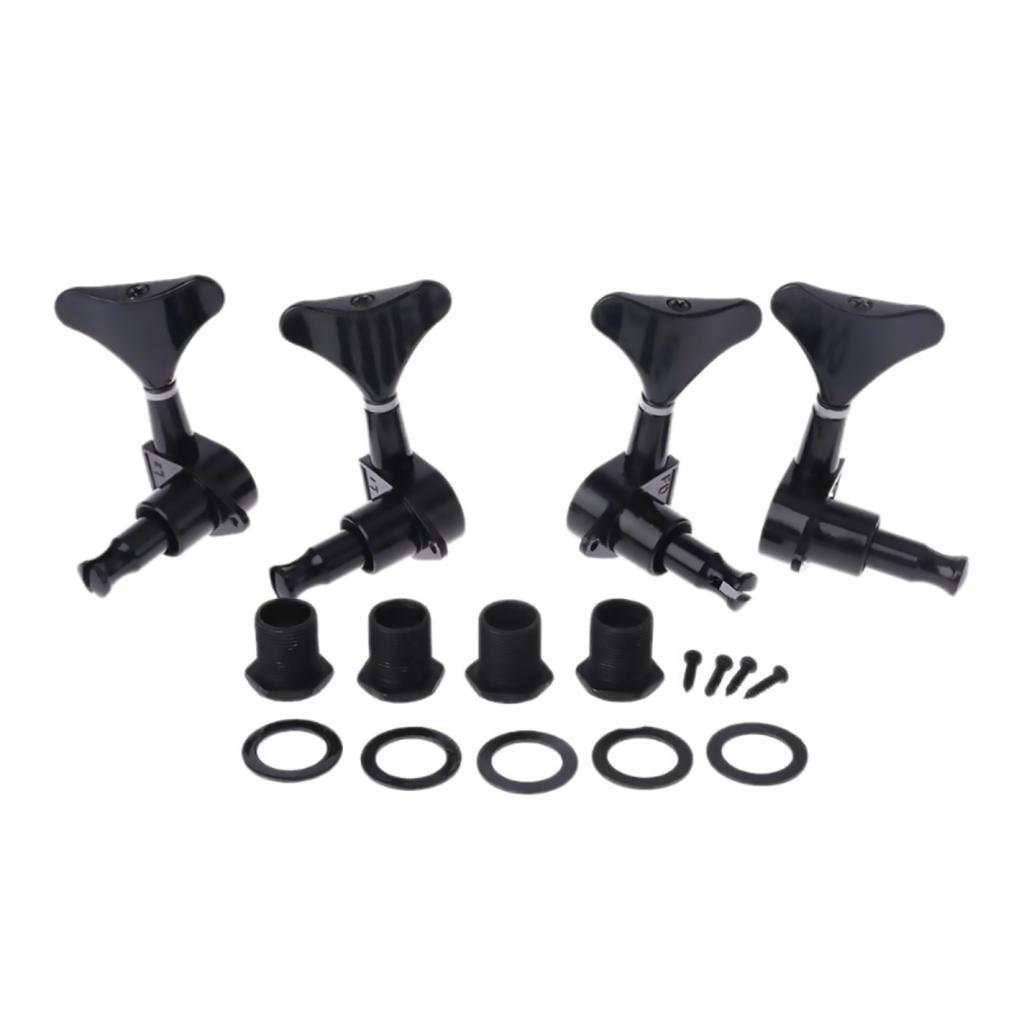 4 Strings Electric Bass String Knob Enclosed Tuning Pegs Machine Heads Tuners Metal Tuning Peg Guitar Accessories