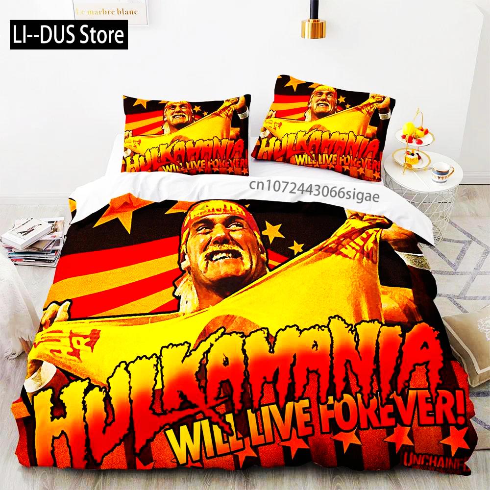 2025 WWE RAW Single Double Wrestling Bedding Set Queen King Size Duvet Cover For Boys Bedroom 3D Print Quilt Cover Pillowcase